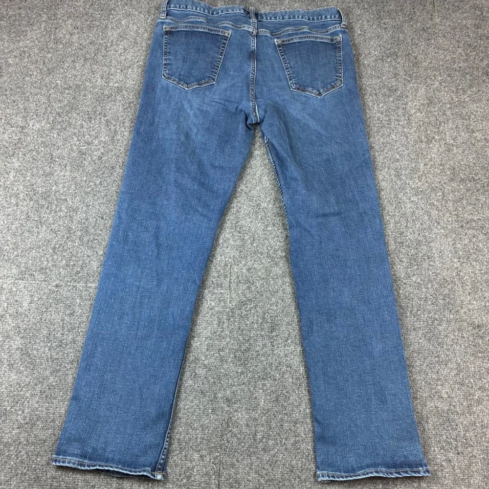 Banana‎ Republic Slim Techmotion Jeans Mens 36x32 Blue Denim Medium Wash 35x30
